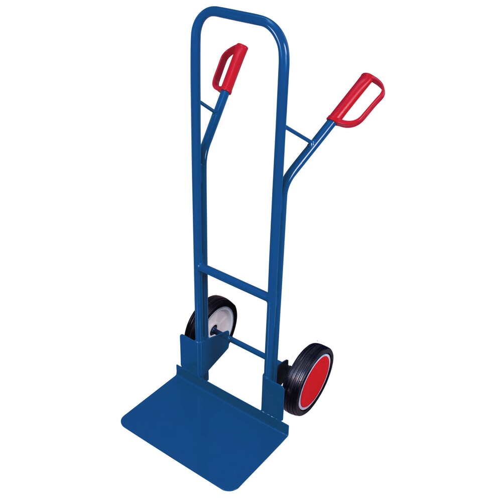 VARIOfit® Stahlrohr-Sackkarre, Tragfähigkeit 250 kg, Schaufel BxT 480 x 300 mm