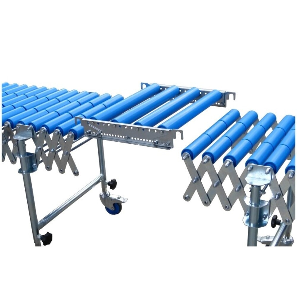 Élément de jonction pour convoyeurs à rouleaux à ciseaux BLUME en plastique, largeur de voie 800 mm Illustration du produit: Élément de jonction pour convoyeurs à rouleaux à ciseaux BLUME en plastique, largeur de voie 800 mm