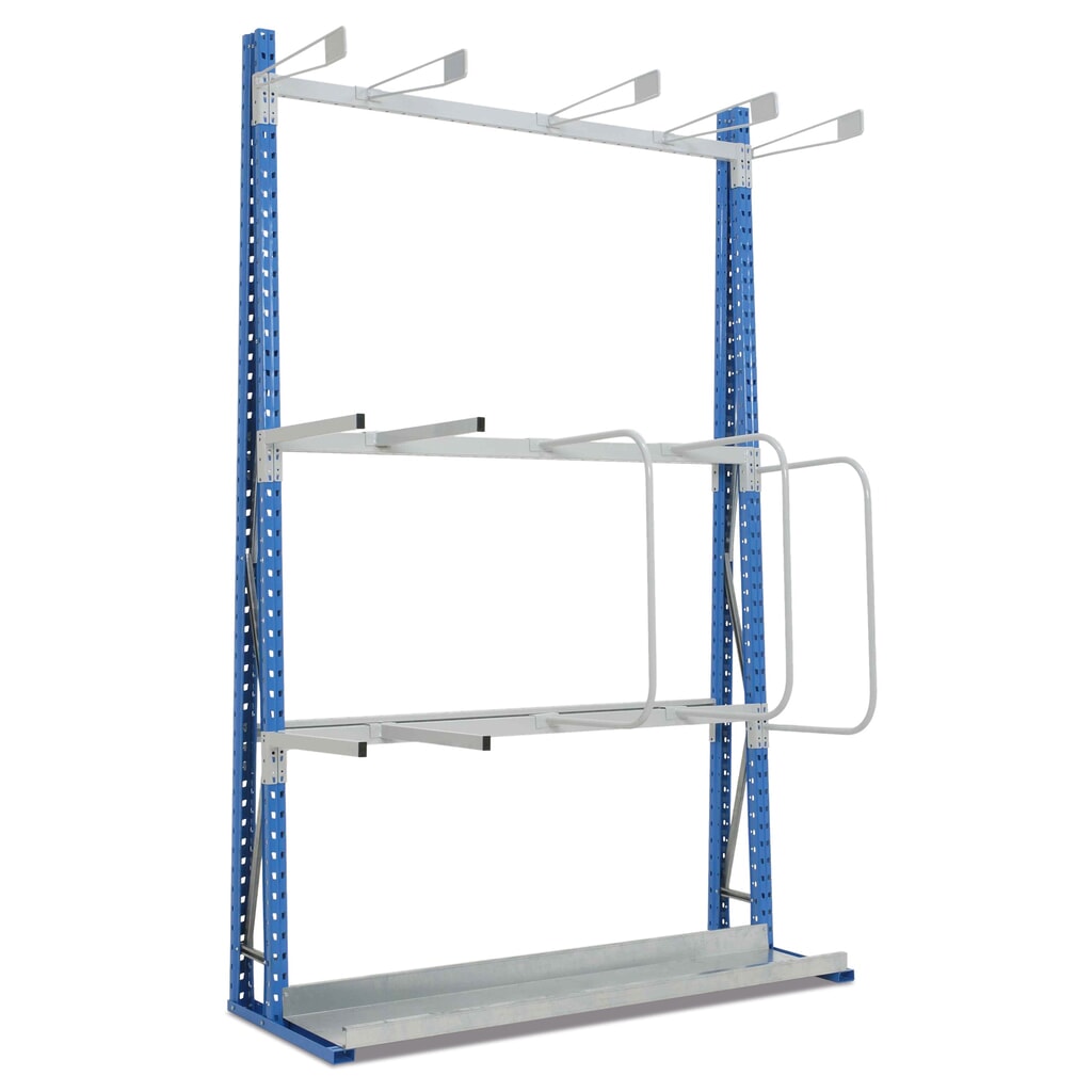 N° de l'image du produit 3 : Arceau vertical de séparation pour rayonnage vertical ManOrga, extrémité gauche