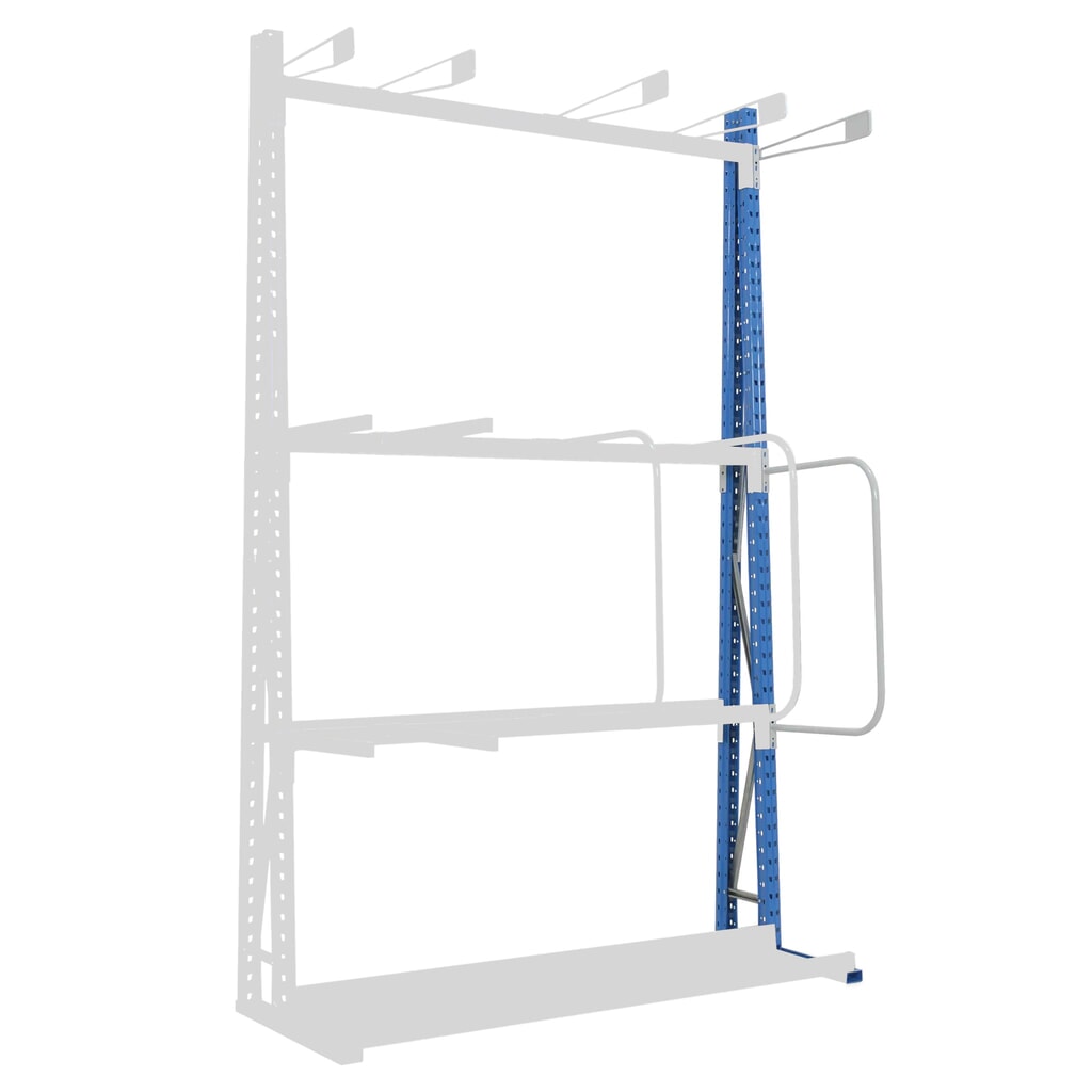 Bras de séparation pour rayonnage vertical ManOrga, extrémité droite N° de l'image du produit 2 : Bras de séparation pour rayonnage vertical ManOrga, extrémité droite