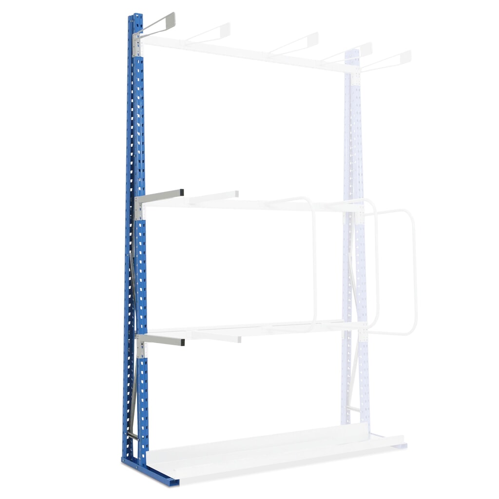 N° de l'image du produit 2 : Arceau vertical de séparation pour rayonnage vertical ManOrga, extrémité gauche