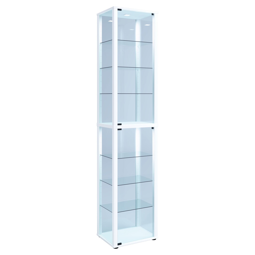 Illustration du produit: Vitrine à poser VCM Kavisa XL, blanche