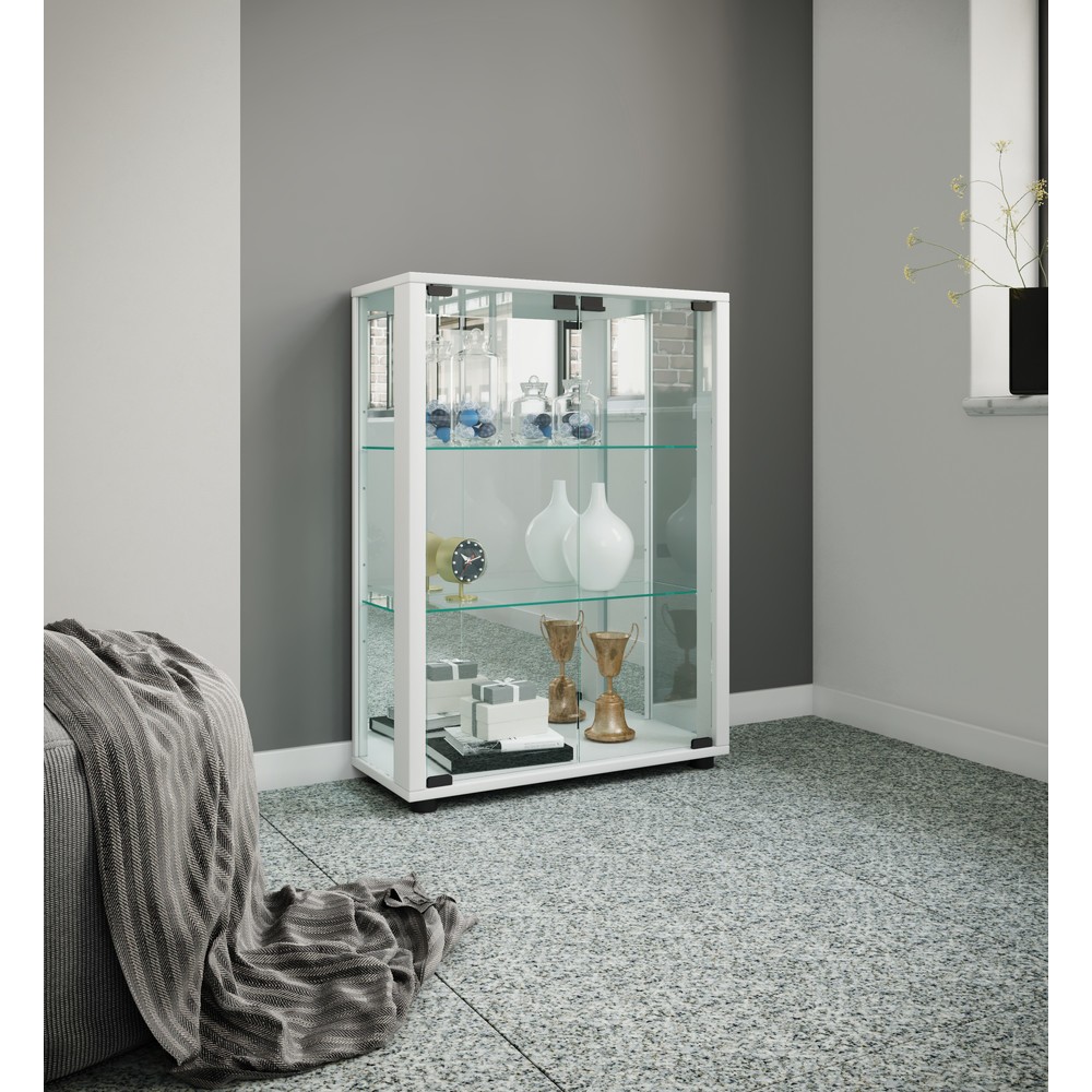 Numéro de l'image du produit 4: Vitrine Sintalo avec miroir, blanc
