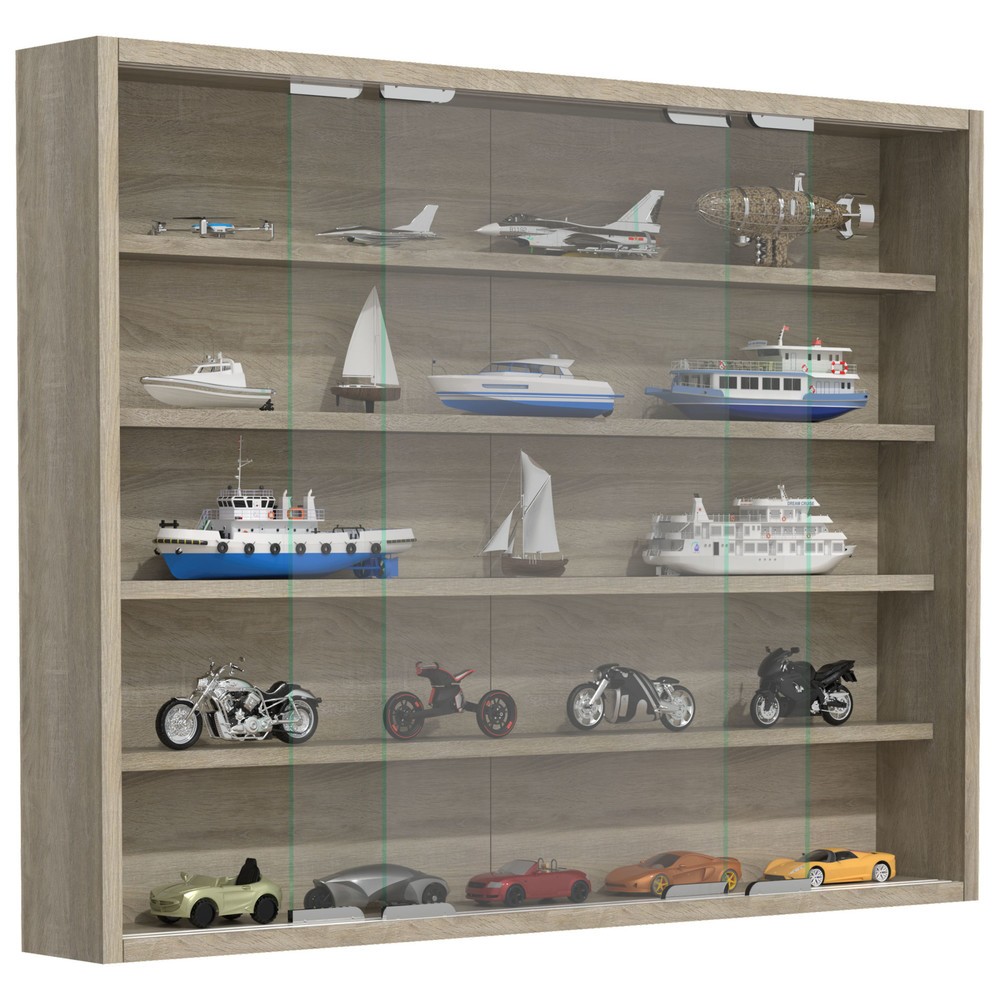 Numéro de l'image du produit 1: Vitrine murale Agisa L, chêne Sonoma