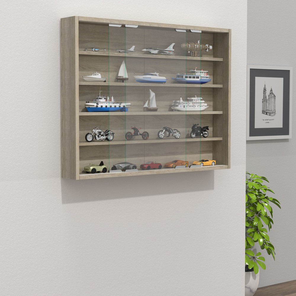 Numéro de l'image du produit 3: Vitrine murale Agisa L, chêne Sonoma