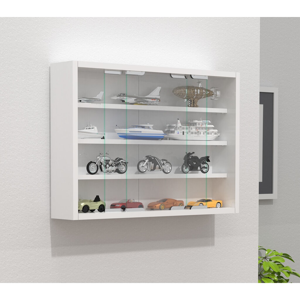 Vitrine murale VCM Agisa M, blanche N° de l'image du produit 2 : Vitrine murale VCM Agisa M, blanche