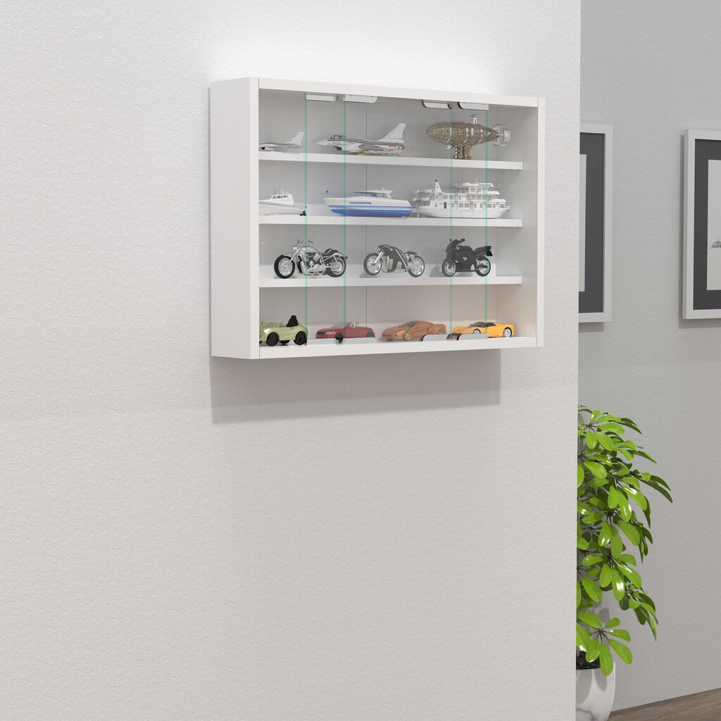 Vitrine murale VCM Agisa M, blanche N° de l'image du produit 3 : Vitrine murale VCM Agisa M, blanche