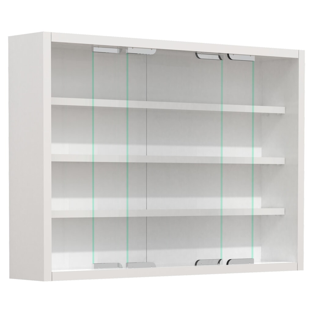 N° de l'image du produit 4 : Vitrine murale VCM Agisa M, blanche