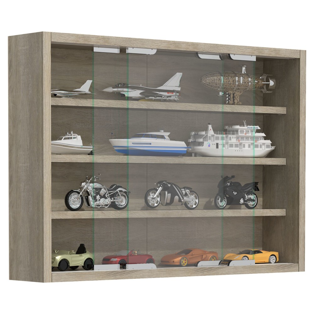 Numéro de l'image du produit 1: Vitrine murale Agisa M, chêne Sonoma