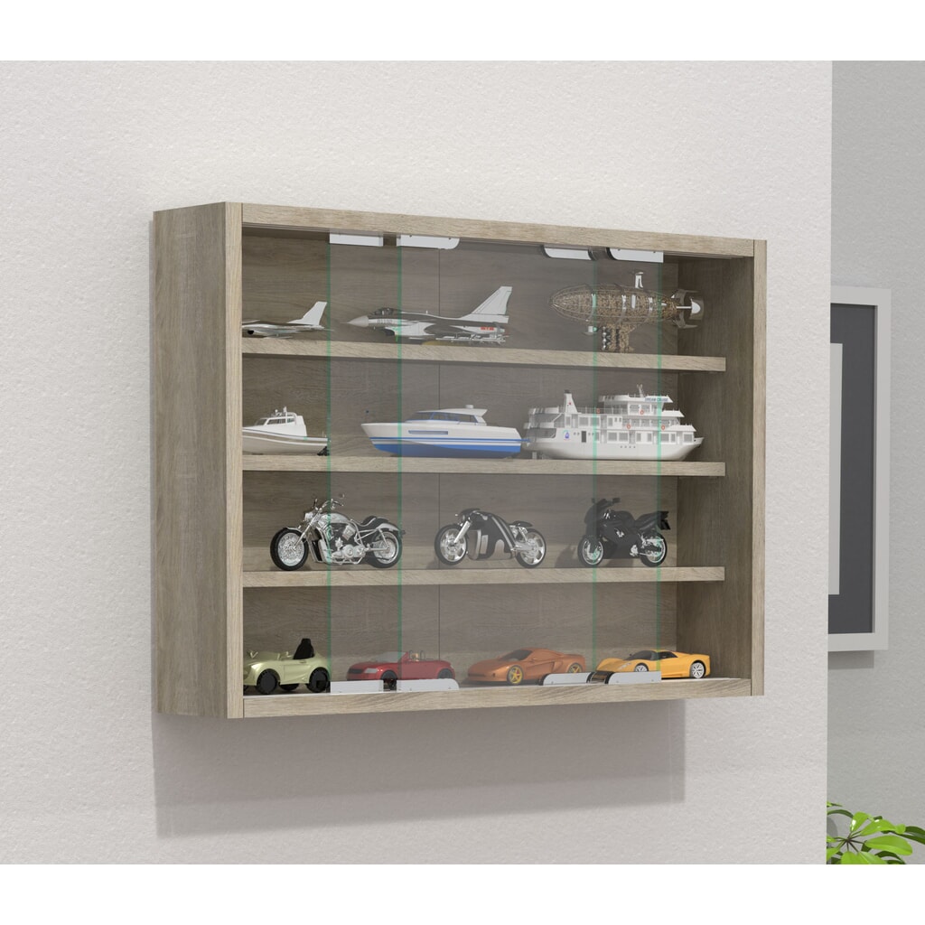 Vitrine murale VCM Agisa M, chêne Sonoma N° de l'image du produit 2 : Vitrine murale VCM Agisa M, chêne Sonoma