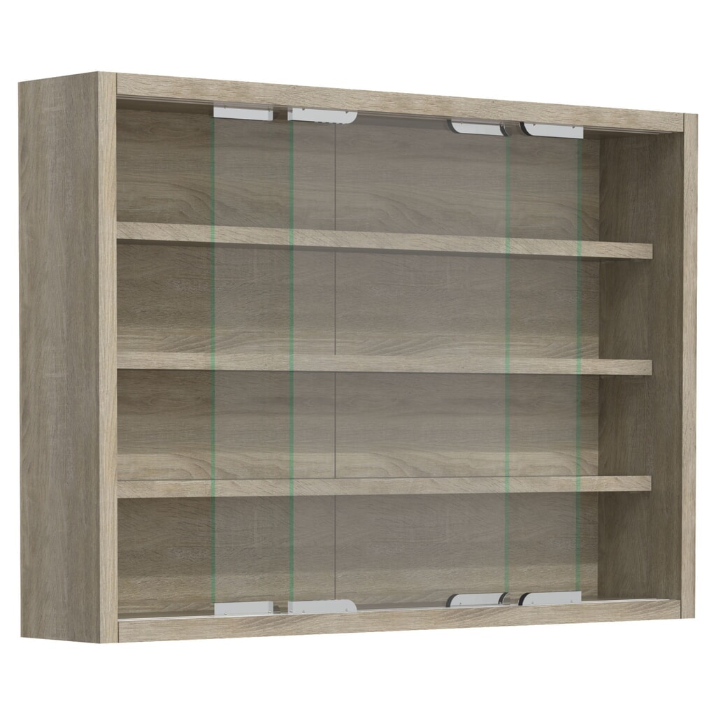 Vitrine murale VCM Agisa M, chêne Sonoma N° de l'image du produit 4 : Vitrine murale VCM Agisa M, chêne Sonoma