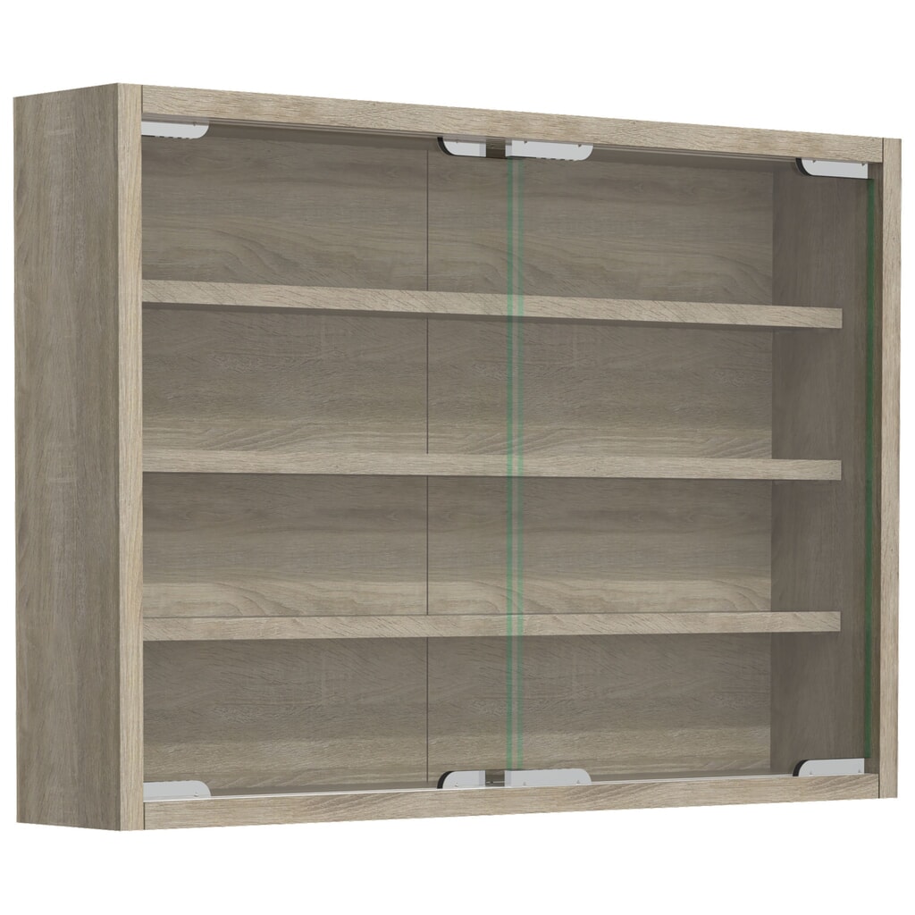N° de l'image du produit 5 : Vitrine murale VCM Agisa M, chêne Sonoma