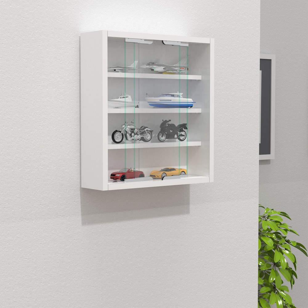 N° de l'image du produit 3 : Vitrine murale VCM Agisa S, blanche