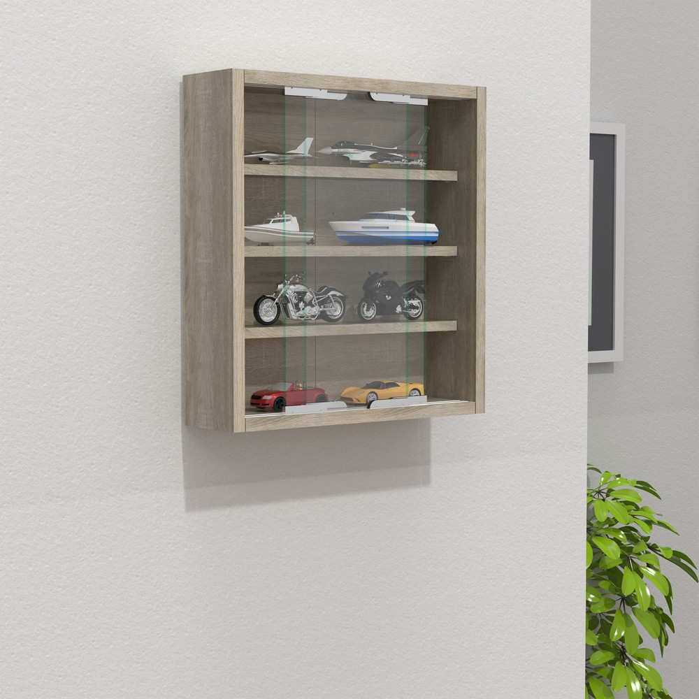 N° de l'image du produit 3 : Vitrine murale Agisa S, chêne Sonoma