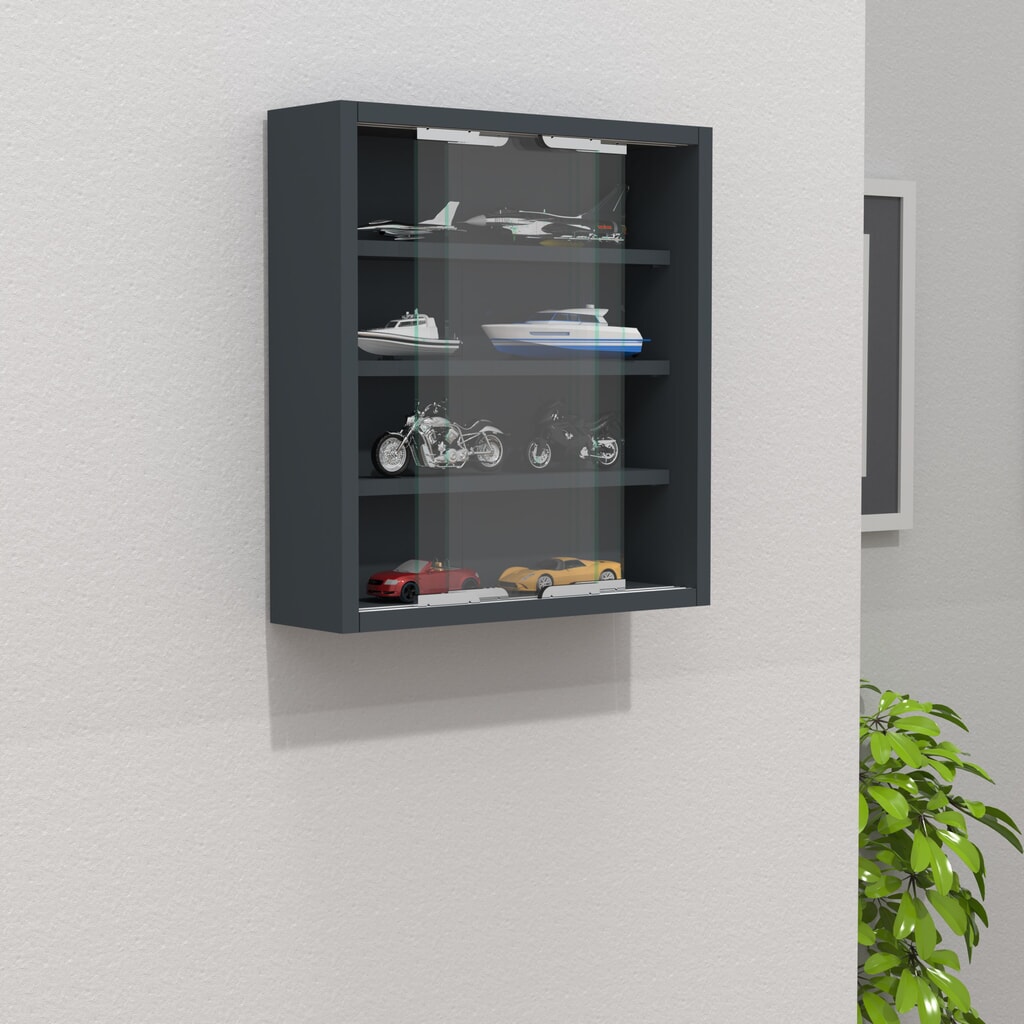 N° de l'image du produit 3 : Vitrine murale VCM Agisa S, anthracite