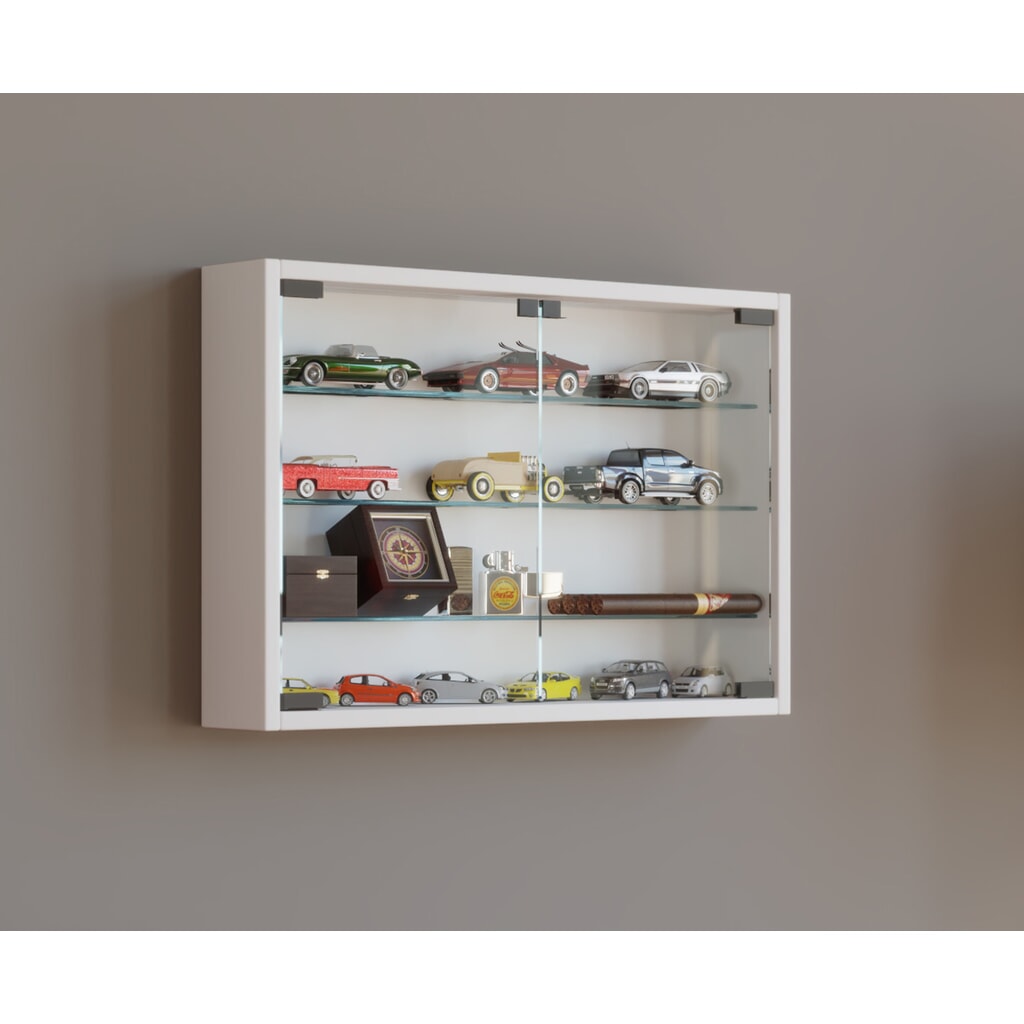 Vitrine murale VCM Mandosa M, blanche N° de l'image du produit 2 : Vitrine murale VCM Mandosa M, blanche