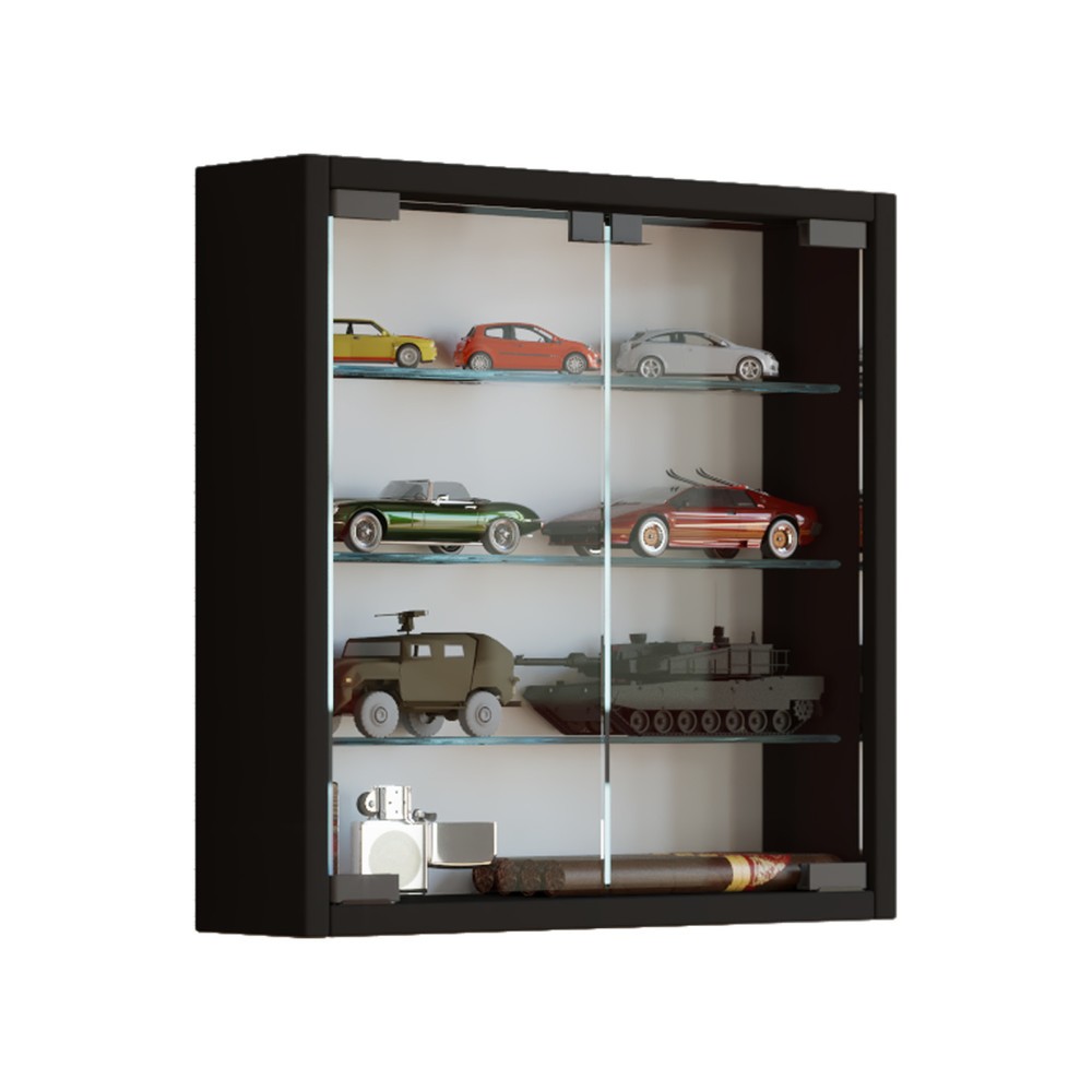 Numéro de l'image du produit 1: Vitrine murale Mandosa S, noire