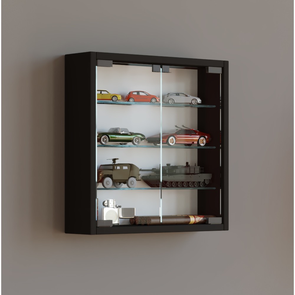 Numéro de l'image du produit 2: Vitrine murale Mandosa S, noire