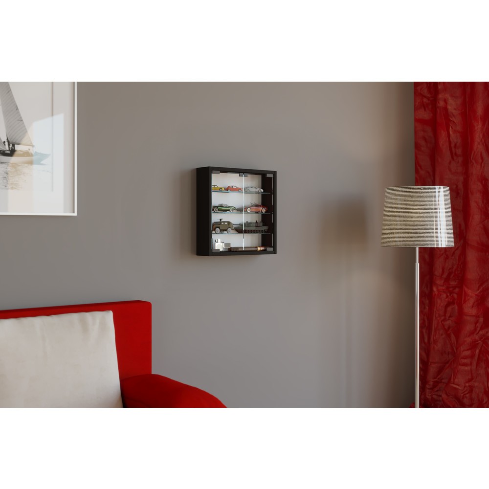 Numéro de l'image du produit 3: Vitrine murale Mandosa S, noire