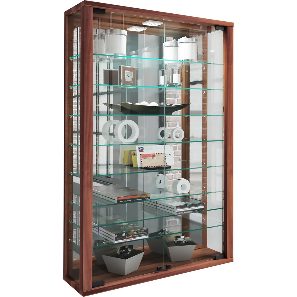 Numéro de l'image du produit 5: Vitrine murale Vitrosa Mini avec miroir, cœur de noyer
