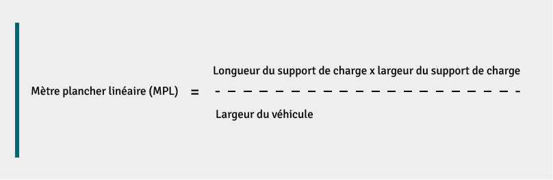 Formule du calcul du mètre plancher.