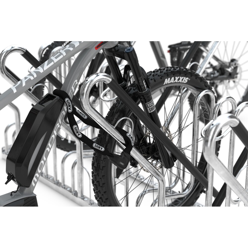 Numéro de l'image du produit 5: Parc à vélos wsm® 4700 XBF, implantation libre, galvanisé à chaud, bilatéral, 12 places, écart entre les roues 540 mm