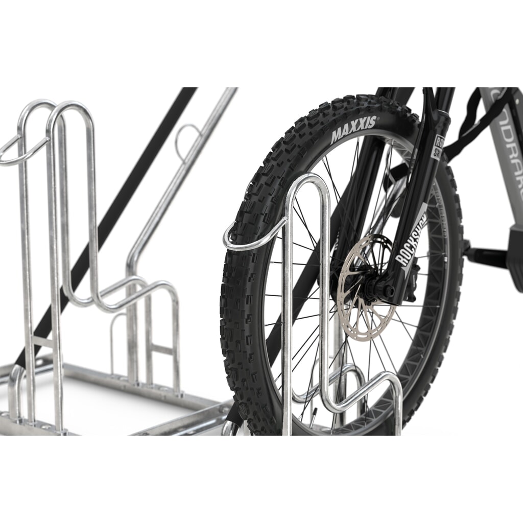 N° de l'image du produit 5 : Parc à vélos wsm® 4801 XXBF, unilatéral, 1 place, position haute