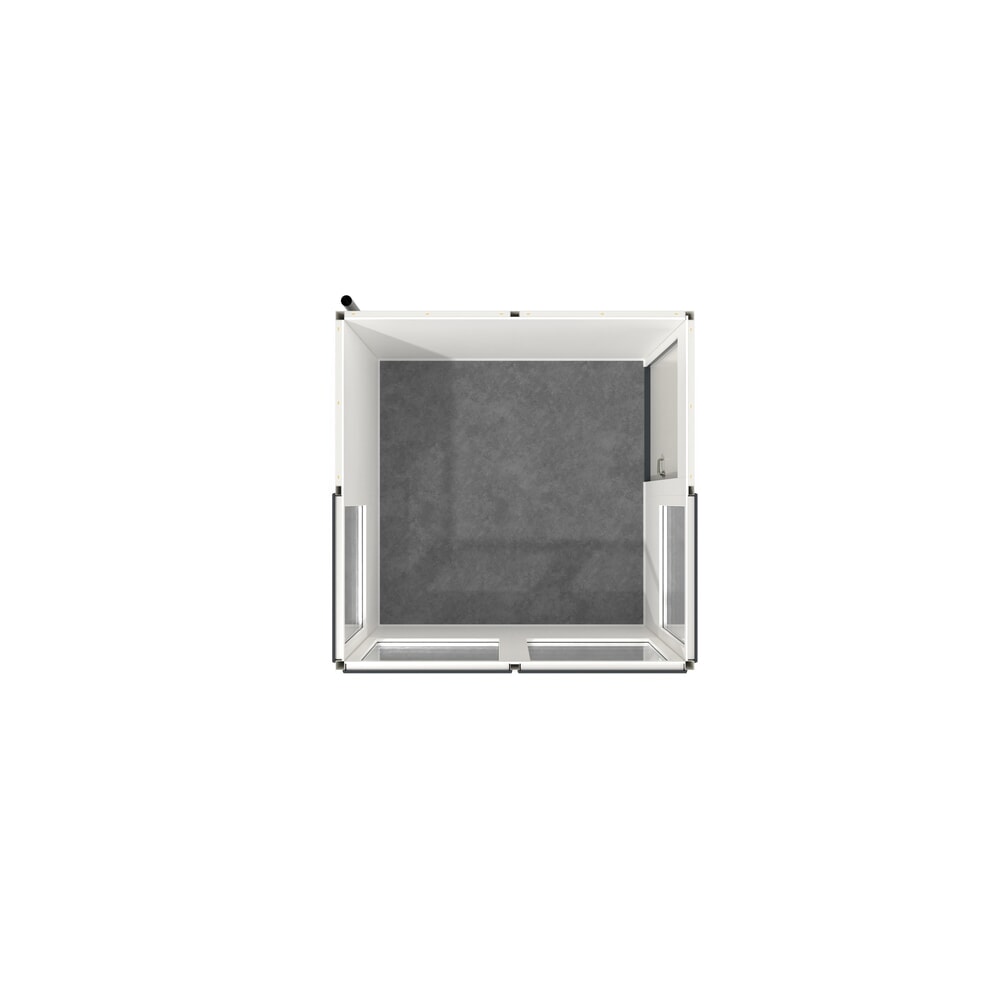 Numéro de l'image du produit 3: Système d'aménagement wsm® MULTIROOM pour l'extérieur, surface au sol 5,47 m², entièrement monté