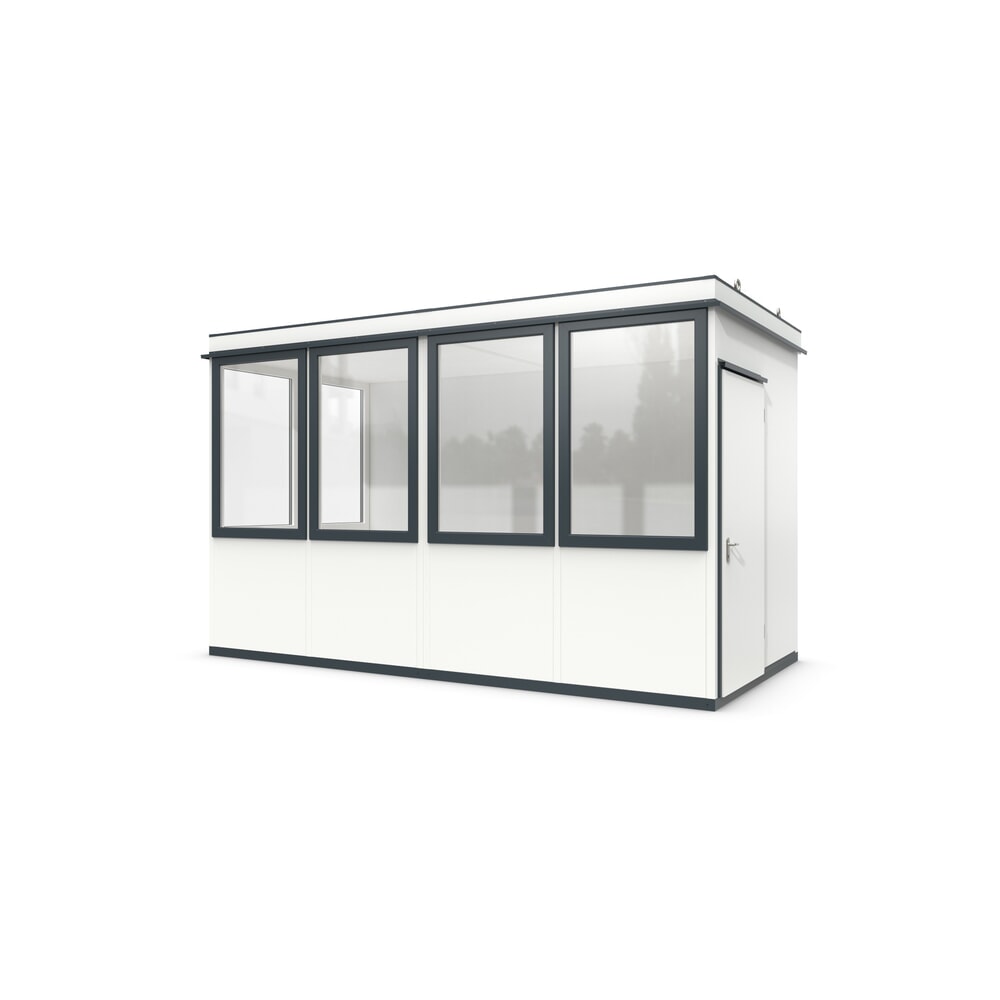 Numéro de l'image du produit 1: Système d'aménagement wsm® MULTIROOM pour l'extérieur, surface au sol 10,67 m², monté en deux unités
