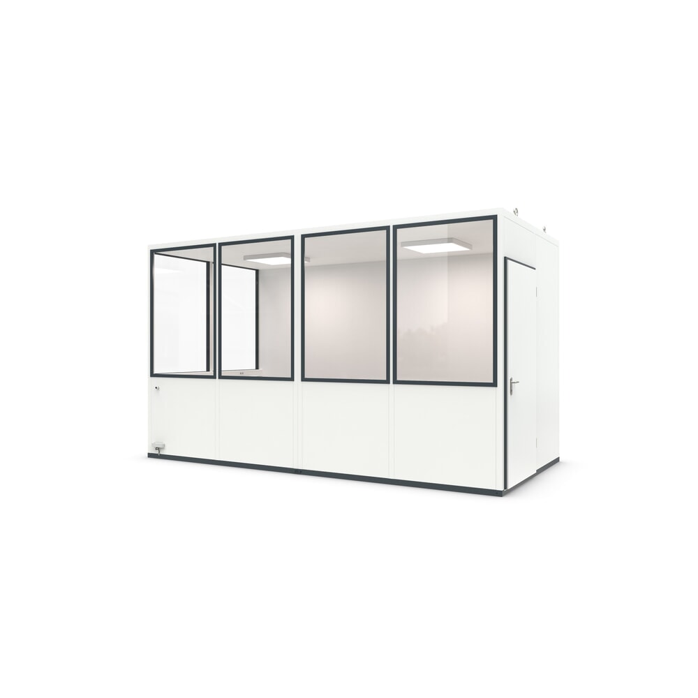 Numéro de l'image du produit 6: Système d'aménagement wsm® MULTIROOM pour l'intérieur, surface au sol 10,40 m², avec pack électricité OfficePlus