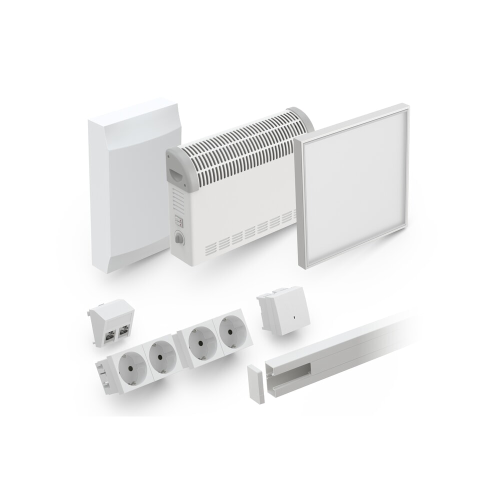 Numéro de l'image du produit 6: Système d'aménagement wsm® MULTIROOM pour l'intérieur, surface au sol 5,20 m², avec pack électricité StarterPlus