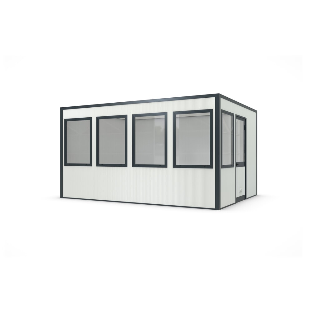Numéro de l'image du produit 1: Cabine d'atelier wsm® SMARTUNIT pour l'intérieur, surface au sol 17,17 m², H x l x P 2 600 x 4 758 x 3 608 mm